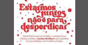 Auchan lança Birdbox para combater desperdício alimentar na época natalícia e apoia a CVP